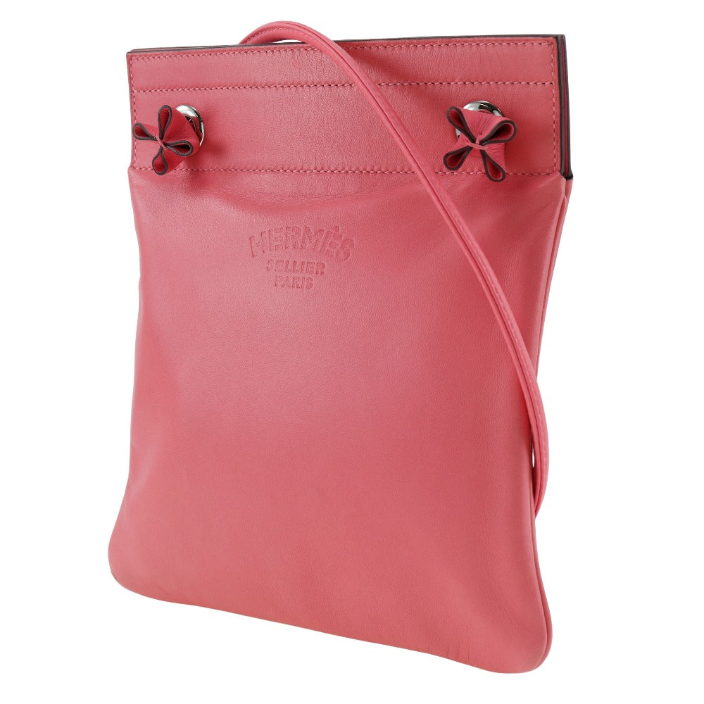 HERMES Shoulder Bag Calfskin pink Aline Mini Women Used