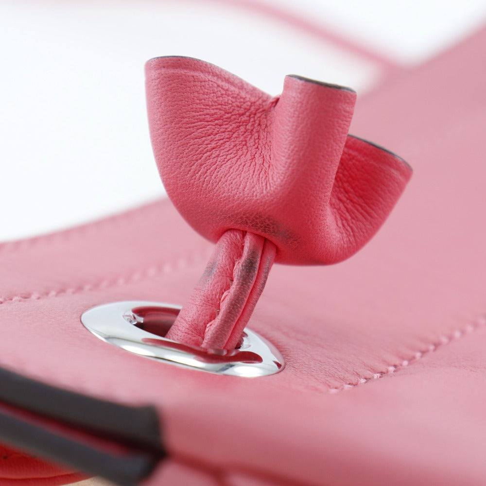 HERMES Shoulder Bag Calfskin pink Aline Mini Women Used