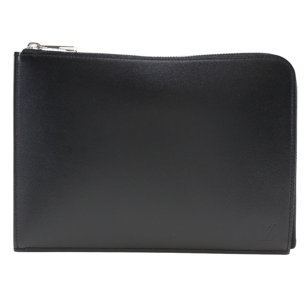 LOUIS VUITTON Clutch bag R99303 Calfskin black Nomad Pochette Jules PM mens Used