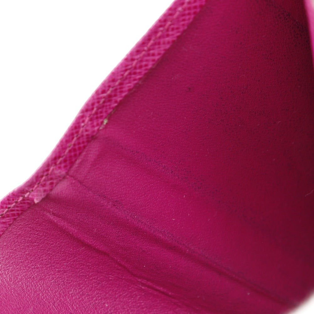 LOUIS VUITTON Bifold Wallet M95188 Monogram canvas Brown / Pink Monogram Perfo Compact zip Women Used