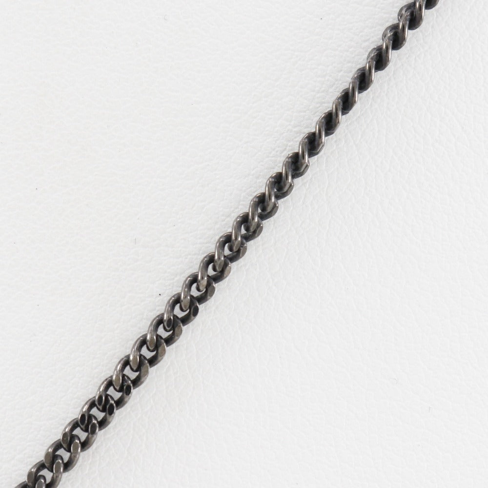 GUCCI Necklace Silver925 black plate Diamantissima unisex(Unisex) Used