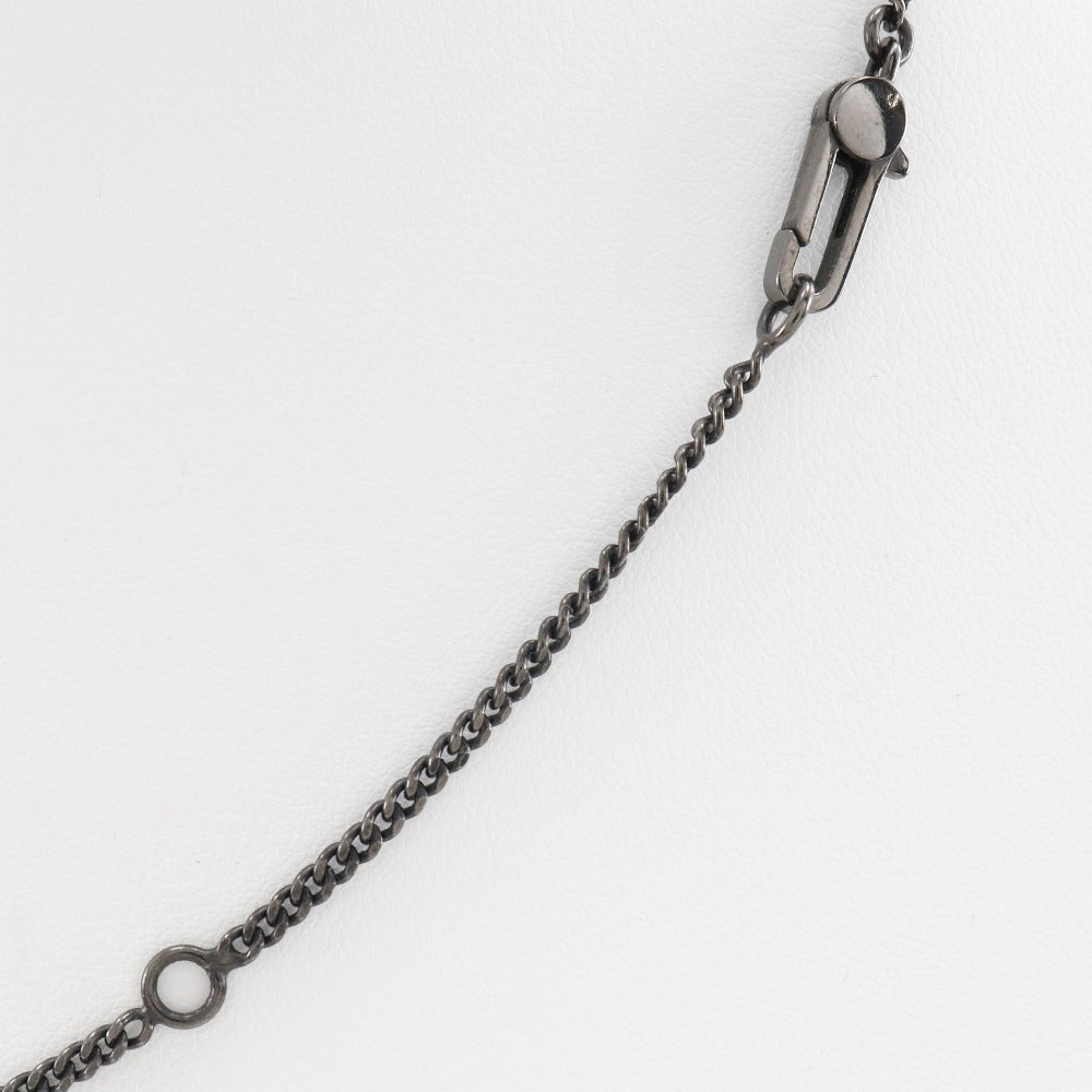 GUCCI Necklace Silver925 black plate Diamantissima unisex(Unisex) Used