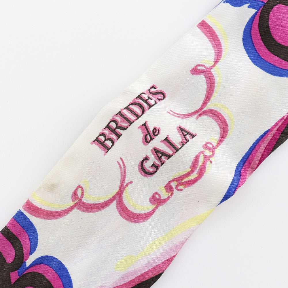 HERMES scarf silk pink Brides de Gala Shadow Brides de Gala Shadow TwillyBucket Women Used