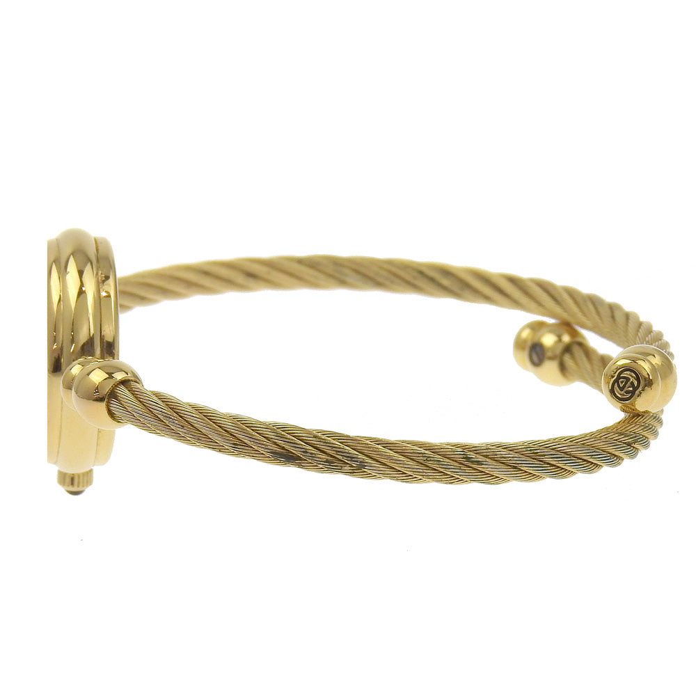 GUCCI Watches Quartz 2700.2.L Plated Gold gold Bangle black dial