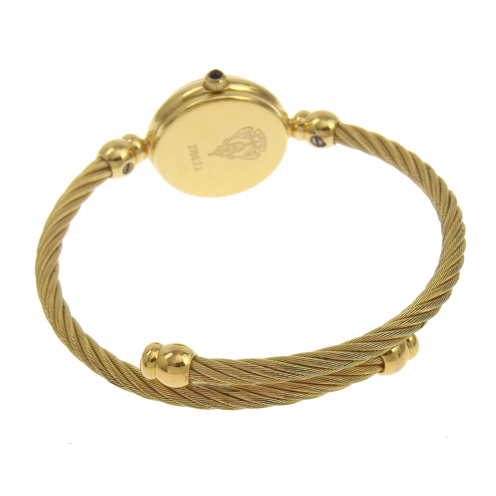 GUCCI Watches Quartz 2700.2.L Plated Gold gold Bangle black dial