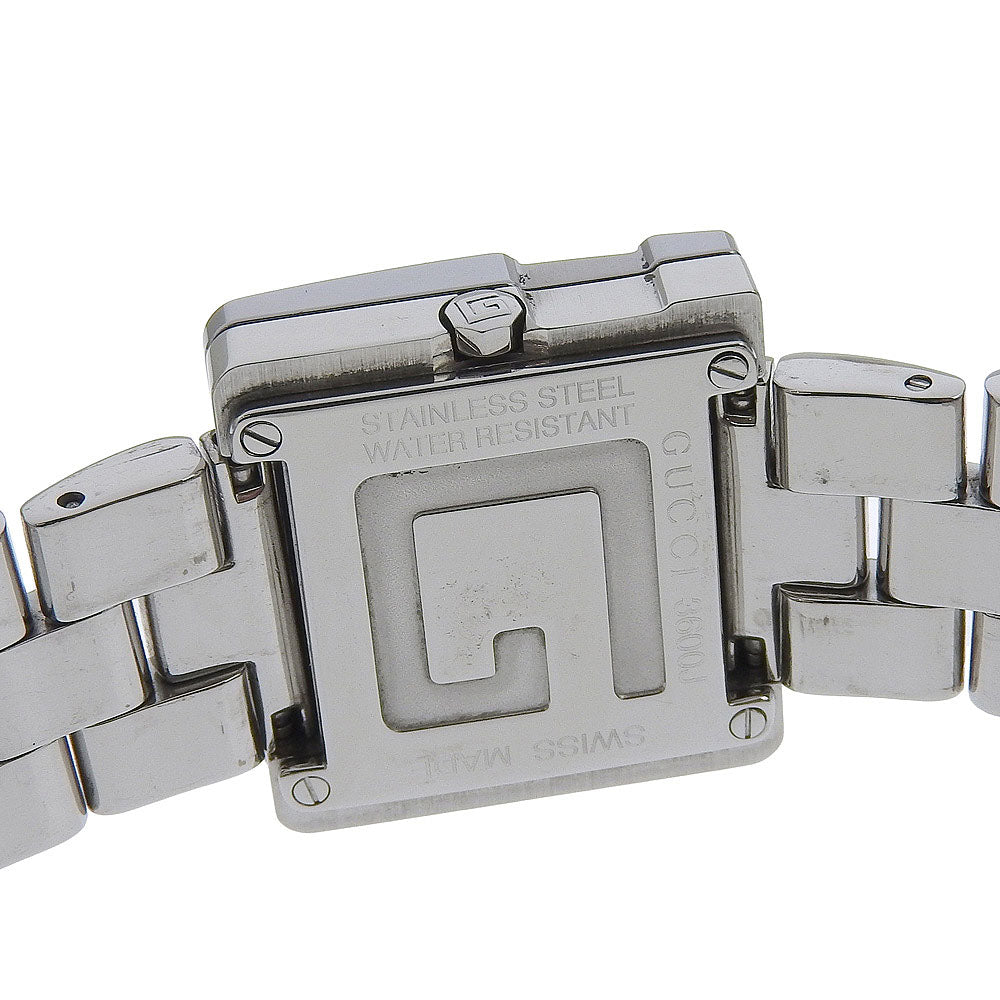 GUCCI Watches Quartz 3600J Stainless Steel Silver G watch black dial