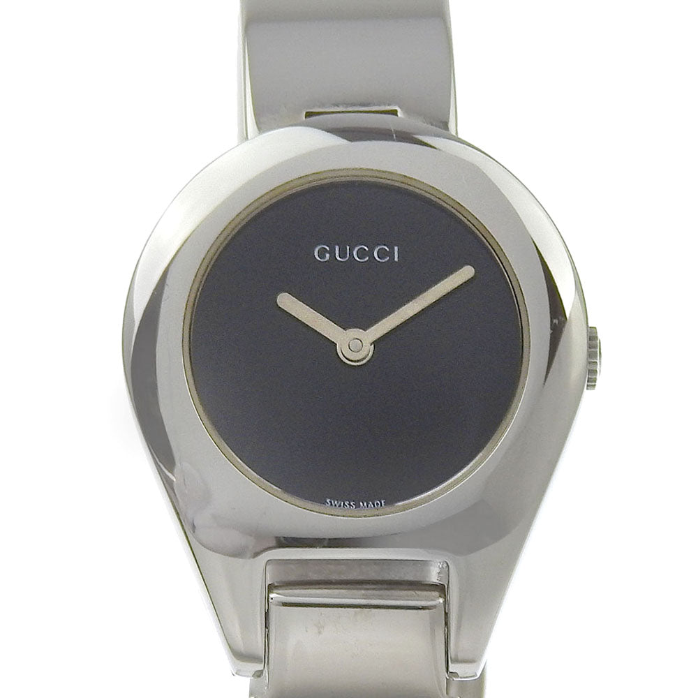 GUCCI Watches Quartz 6700L Stainless Steel Silver black dial