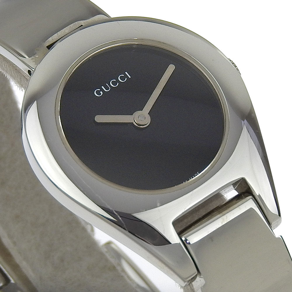 GUCCI Watches Quartz 6700L Stainless Steel Silver black dial