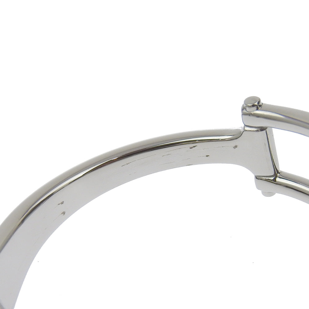 GUCCI Watches Quartz 1500L Stainless Steel Silver Bangle watch Silver dial
