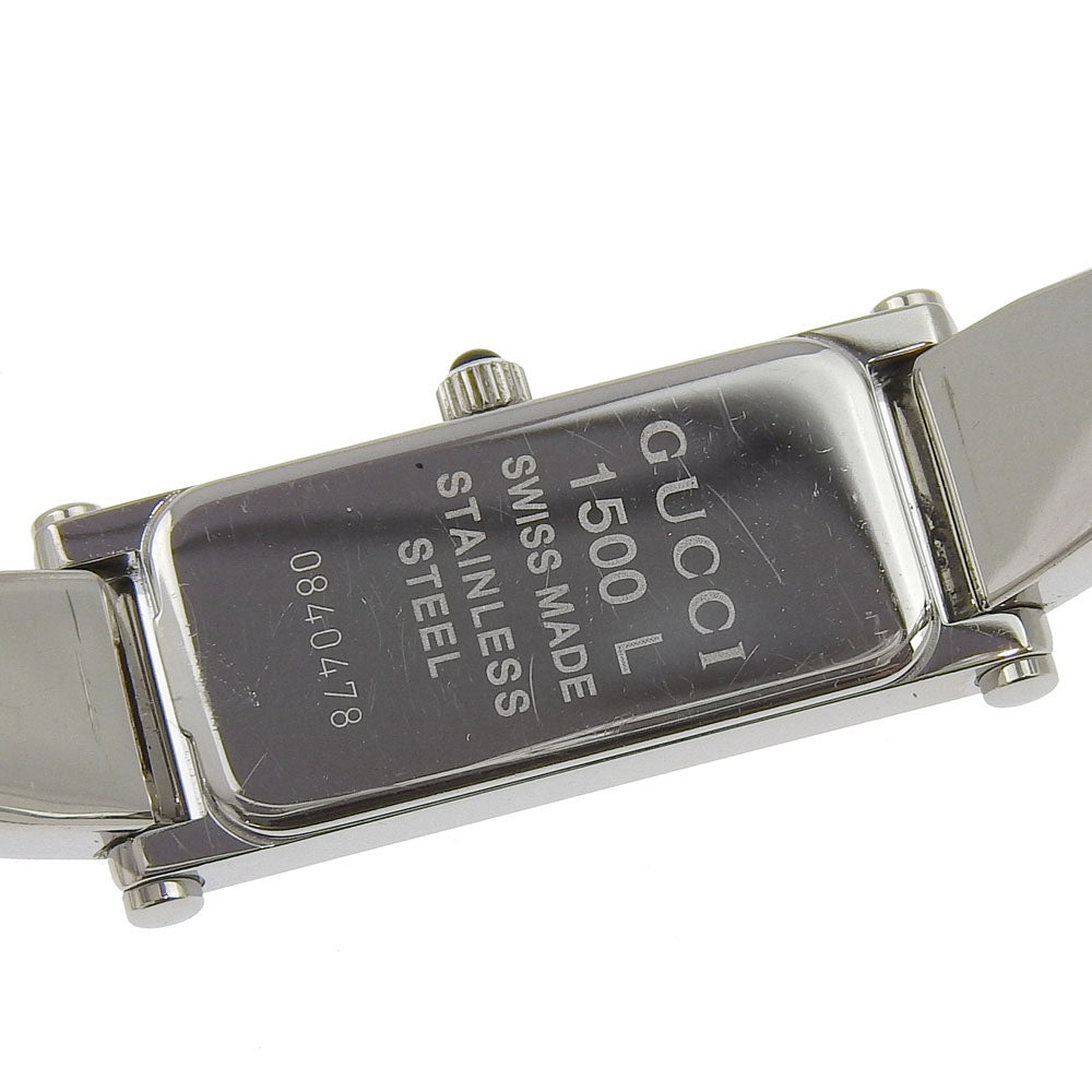 GUCCI Watches Quartz 1500L Stainless Steel Silver shell Pink shell dial