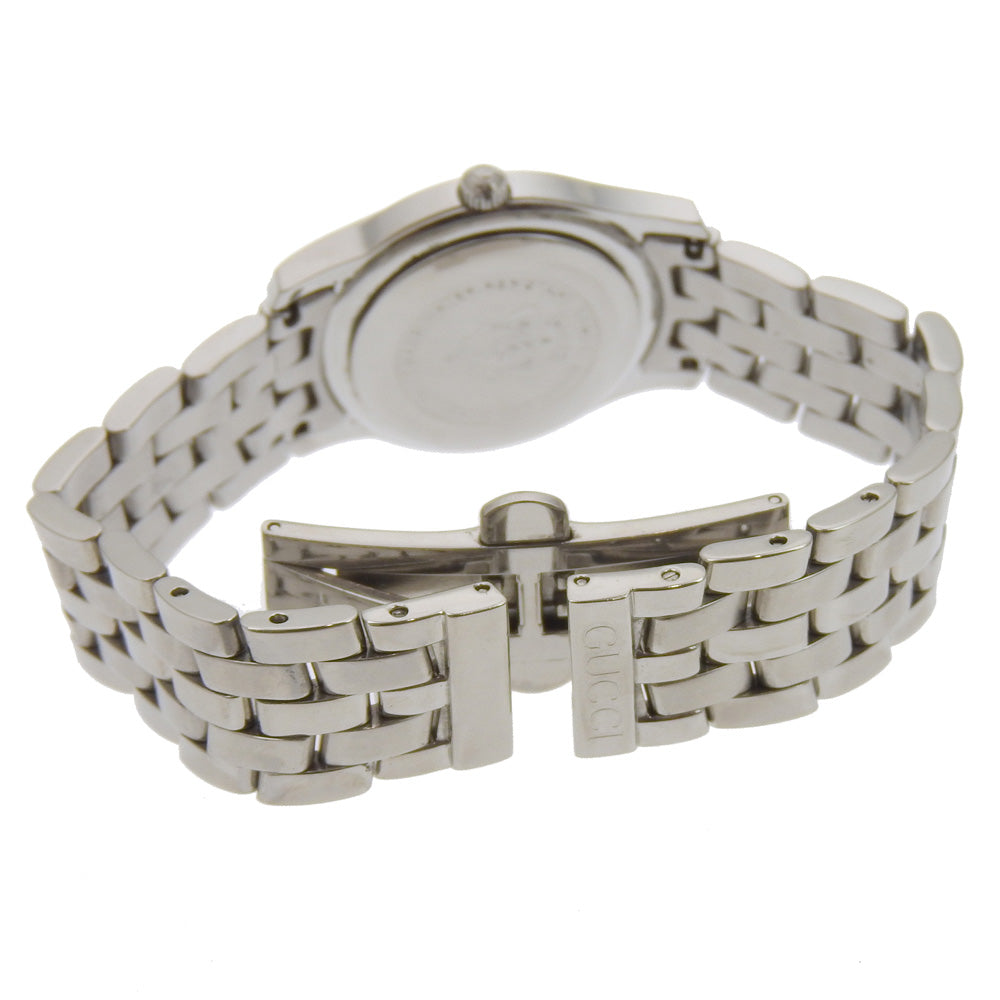 GUCCI Watches Quartz 5500L Stainless Steel Silver black dial