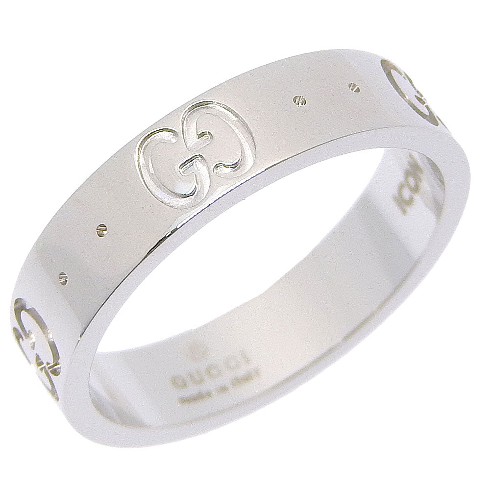GUCCI Ring K18 white gold Silver icon