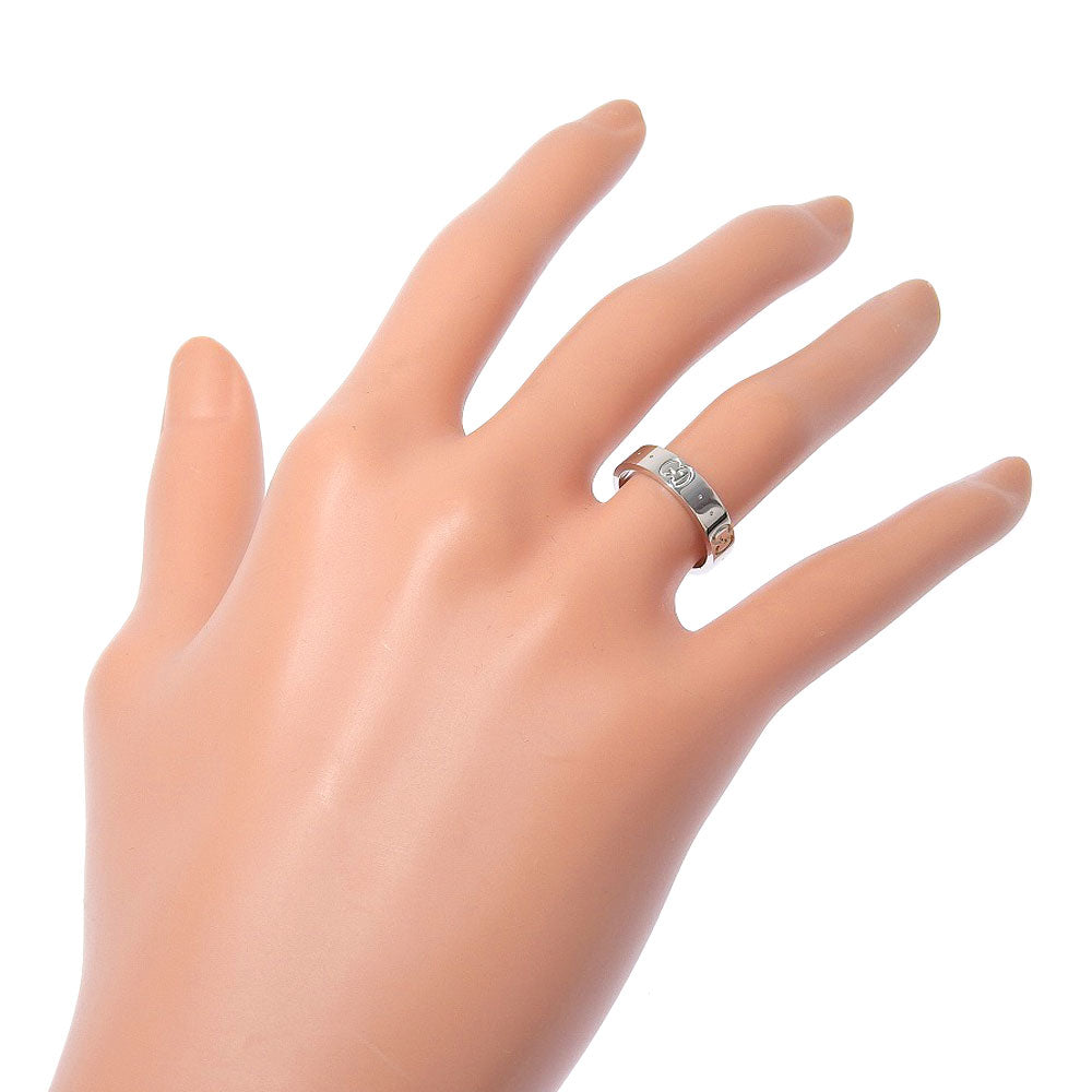 GUCCI Ring K18 white gold Silver icon