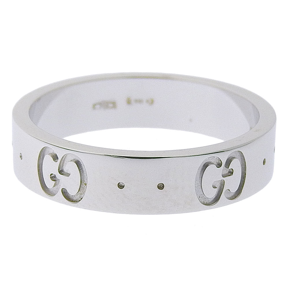 GUCCI Ring K18 white gold Silver icon