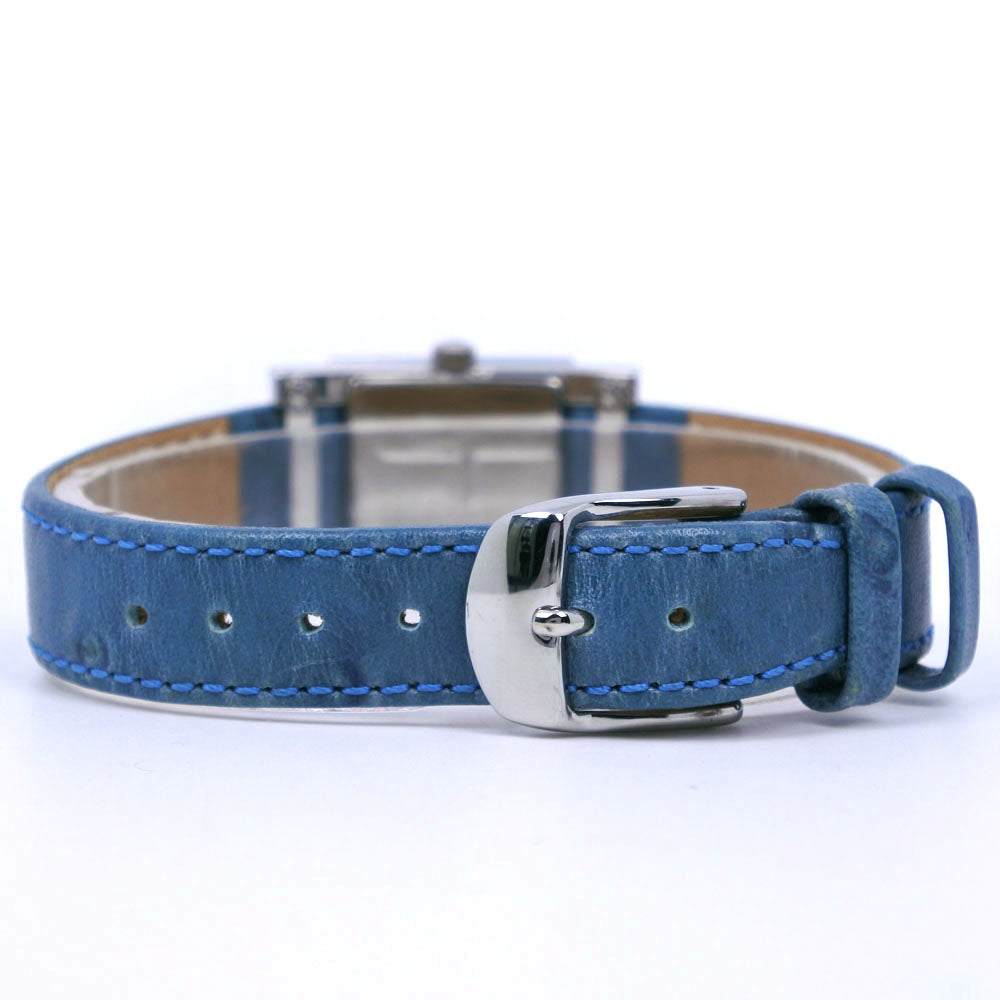GUCCI Watches Quartz 7900P Stainless Steel , Leather Silver/light blue Silver dial Women Used