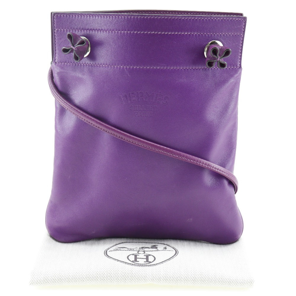 HERMES Shoulder Bag Vaux Swift purple Aline Mini Women Used