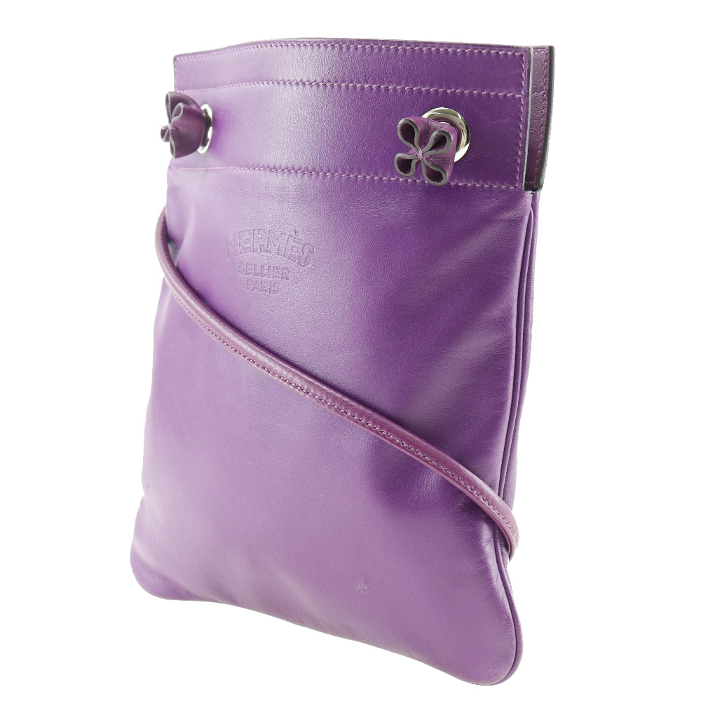 HERMES Shoulder Bag Vaux Swift purple Aline Mini Women Used