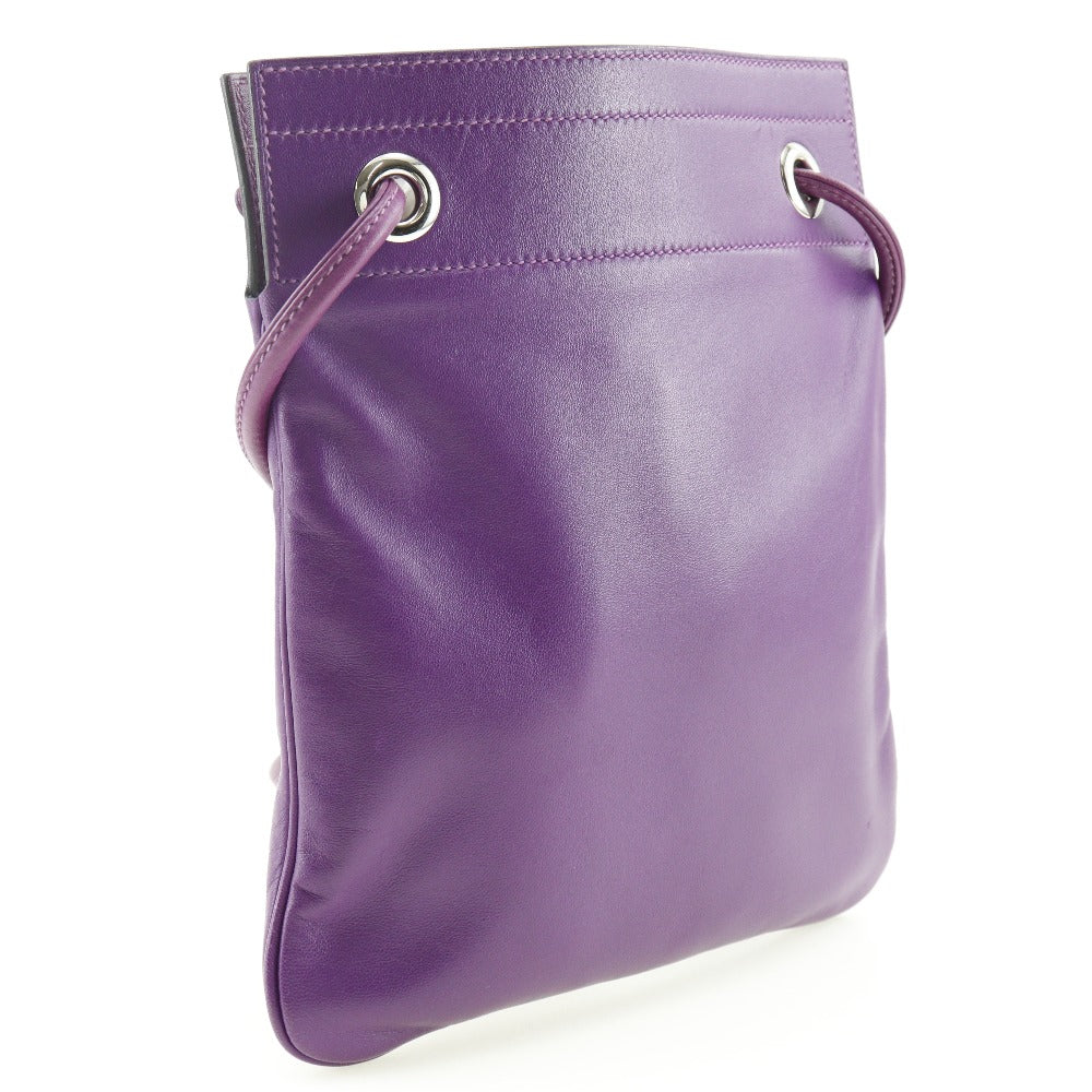 HERMES Shoulder Bag Vaux Swift purple Aline Mini Women Used