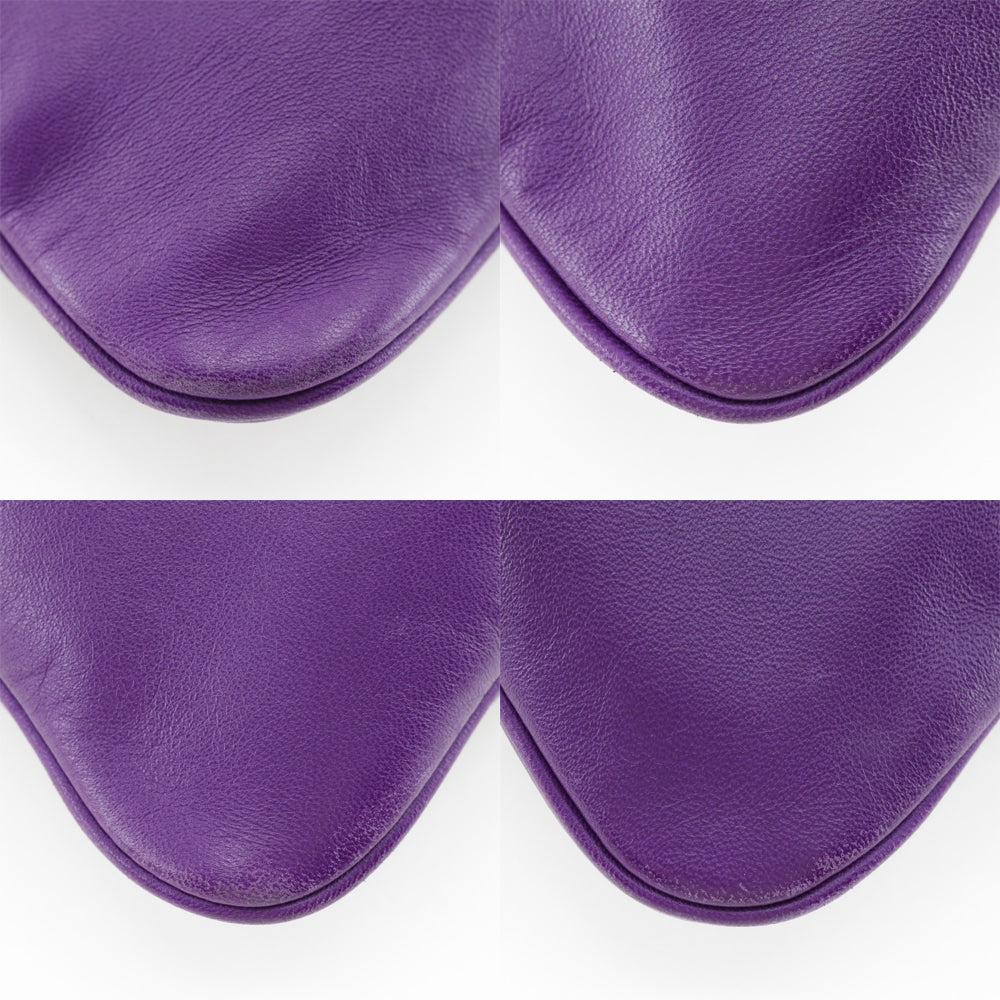 HERMES Shoulder Bag Vaux Swift purple Aline Mini Women Used