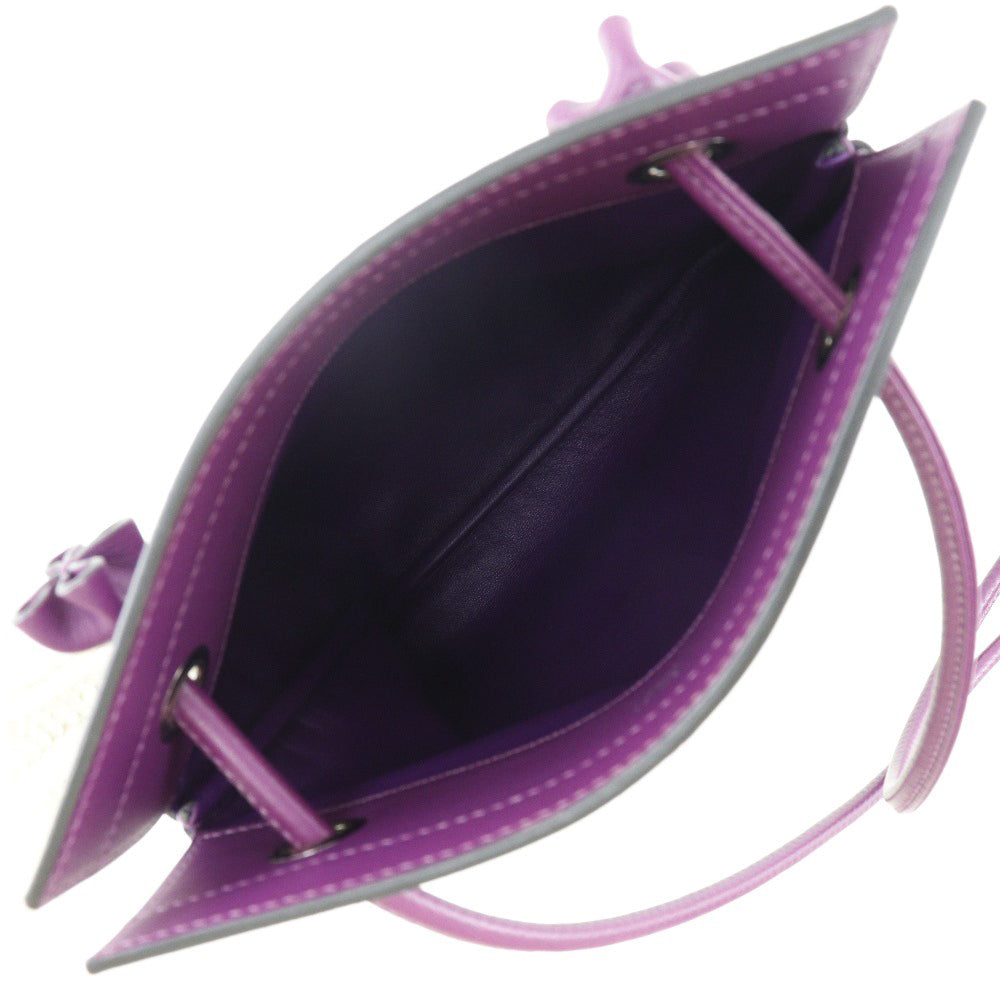 HERMES Shoulder Bag Vaux Swift purple Aline Mini Women Used