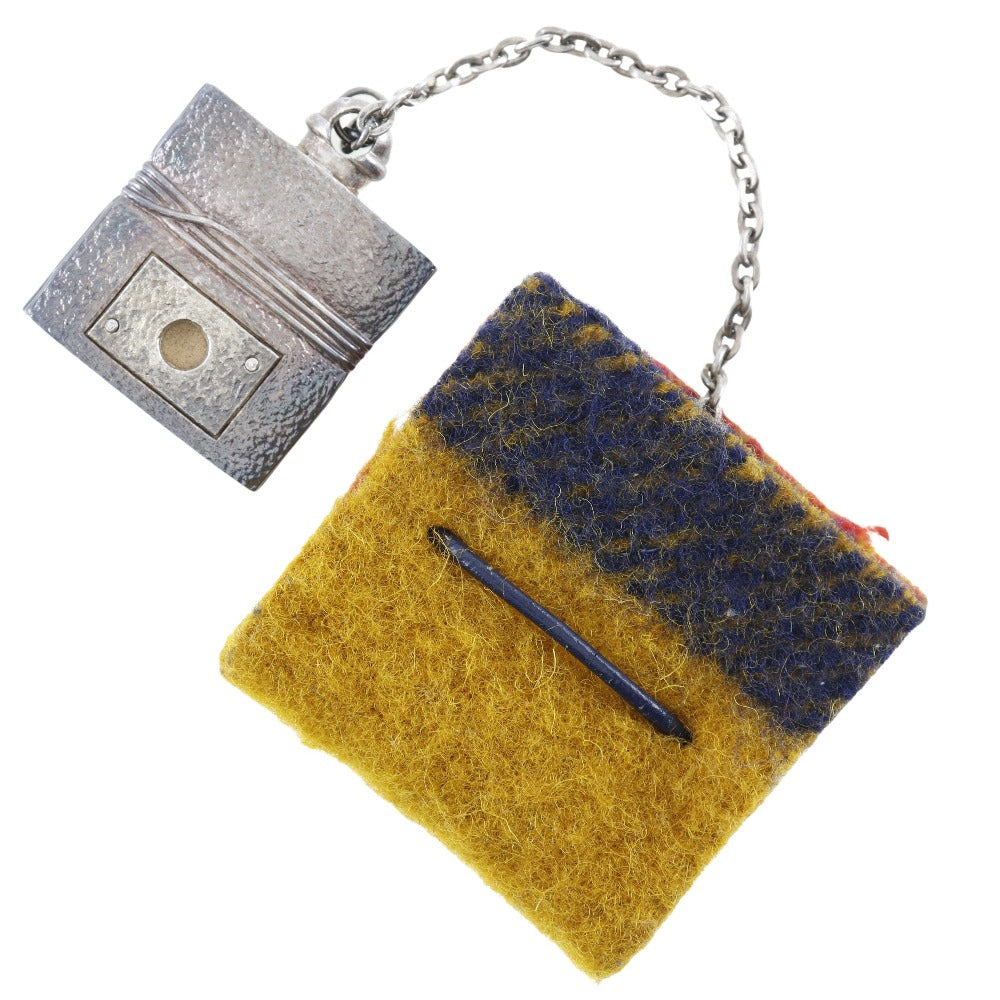 HERMES charm metallic Silver vintage Rocabal unisex(Unisex) Used