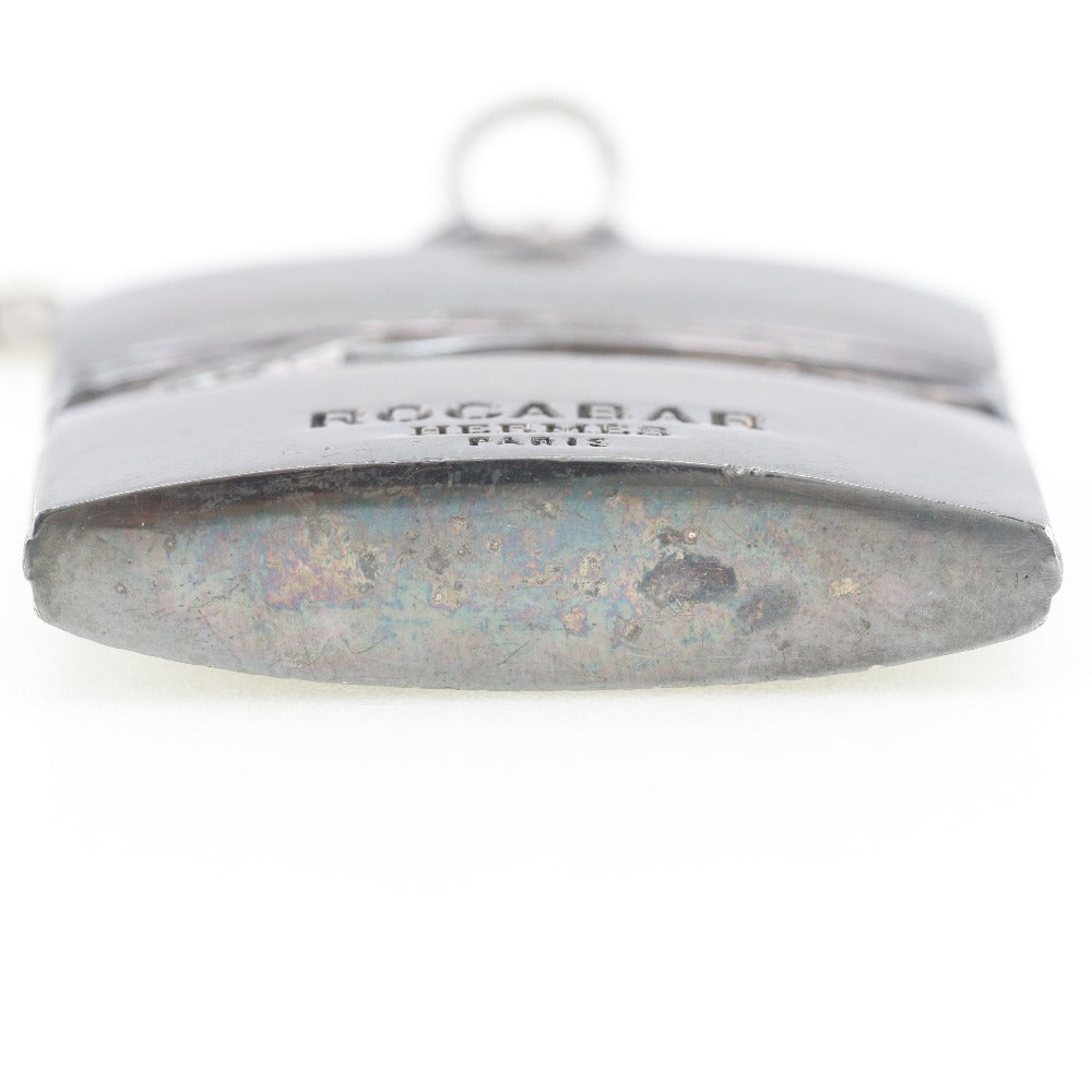 HERMES charm metallic Silver vintage Rocabal unisex(Unisex) Used