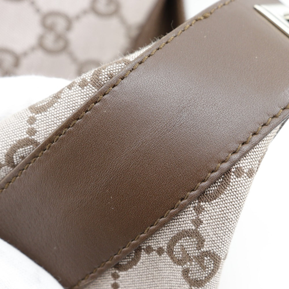 GUCCI Shoulder Bag 001.4204 GG canvas, leather Brown one belt Women Used