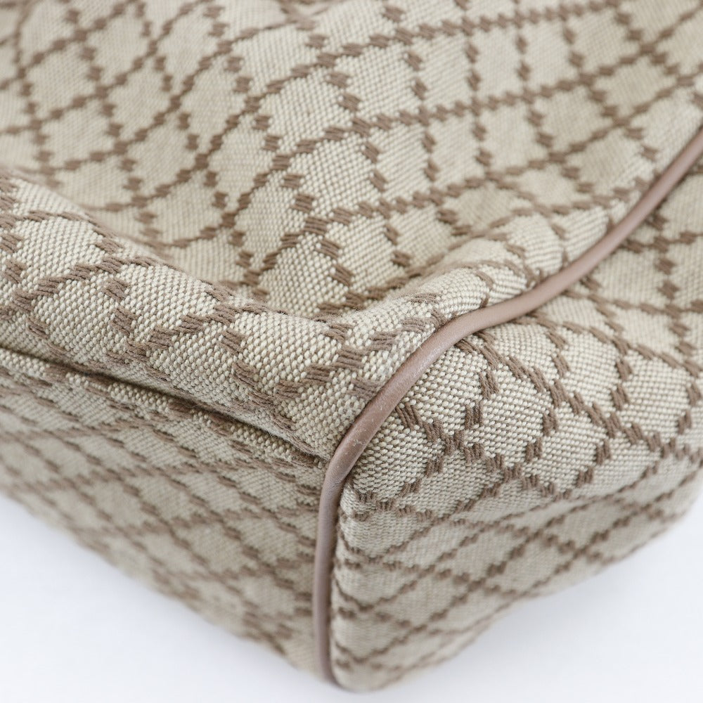 GUCCI Handbag 211944 canvas Beige / pink Diamante Sukey bag