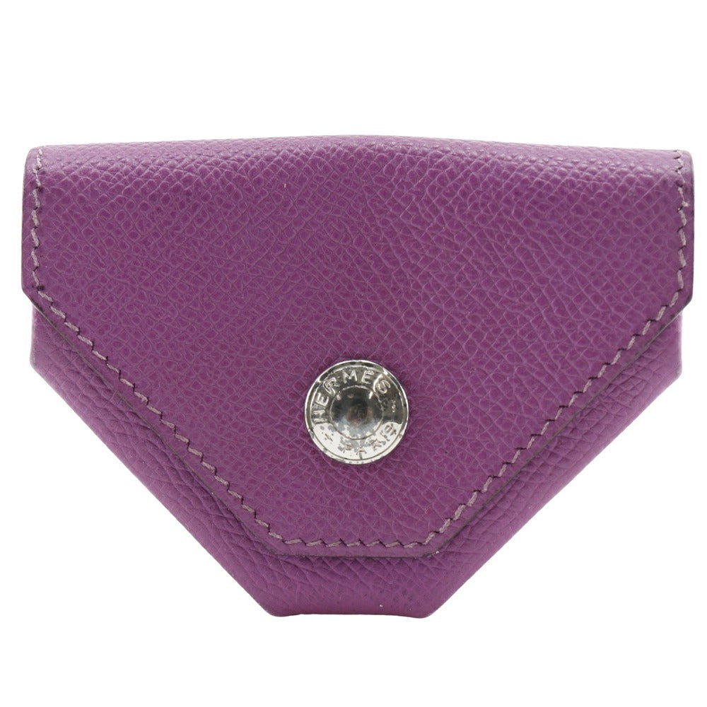 HERMES Coin case Epsom purple Revan Cattle