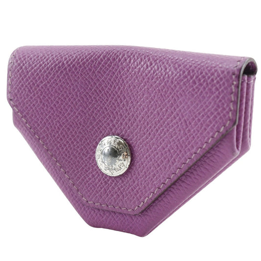 HERMES Coin case Epsom purple Revan Cattle
