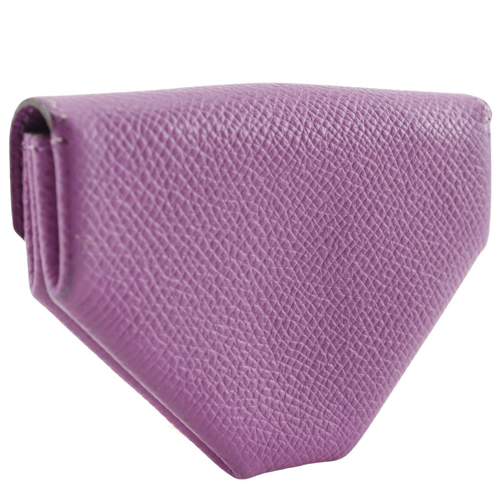 HERMES Coin case Epsom purple Revan Cattle