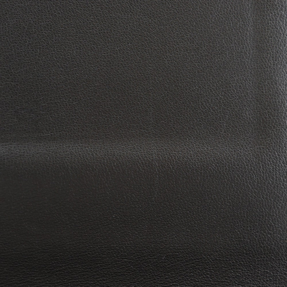 HERMES Long Wallet Purse Togo black Dogon GM
