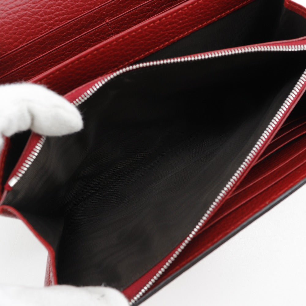 GUCCI Shoulder Bag 401231 Calfskin Red Chain wallet Dionysus