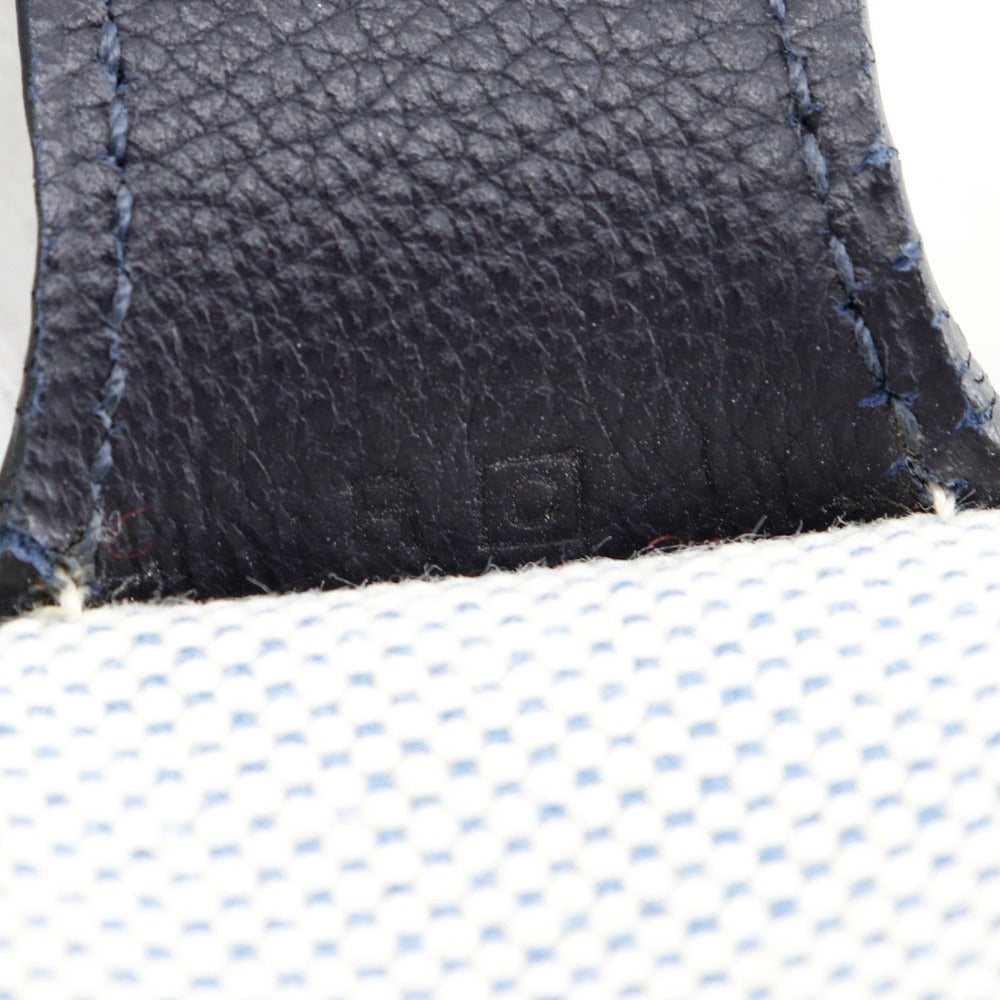 HERMES Shoulder Bag Tower ash Gray / navy Rodeo