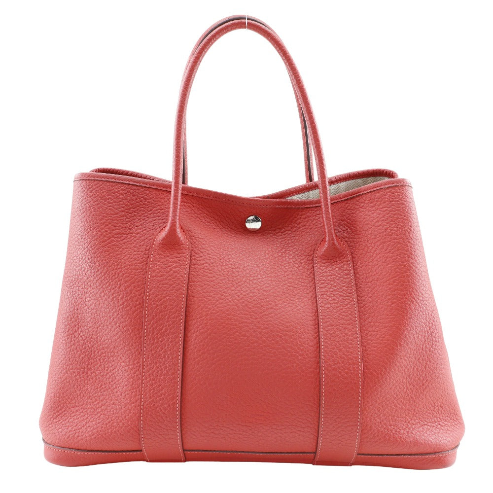 HERMES Tote Bag Negonda Red Garden party PM