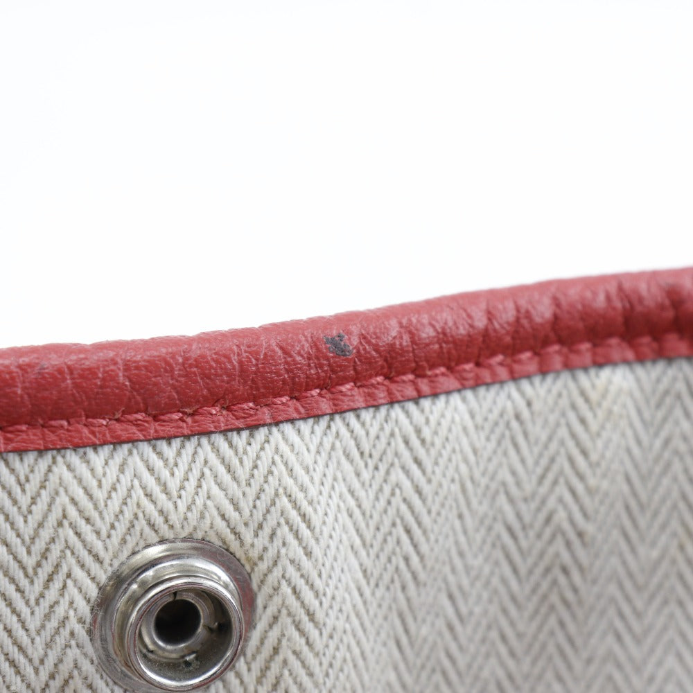 HERMES Tote Bag Negonda Red Garden party PM