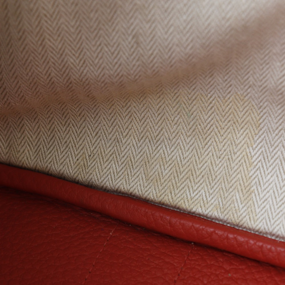 HERMES Tote Bag Negonda Red Garden party PM