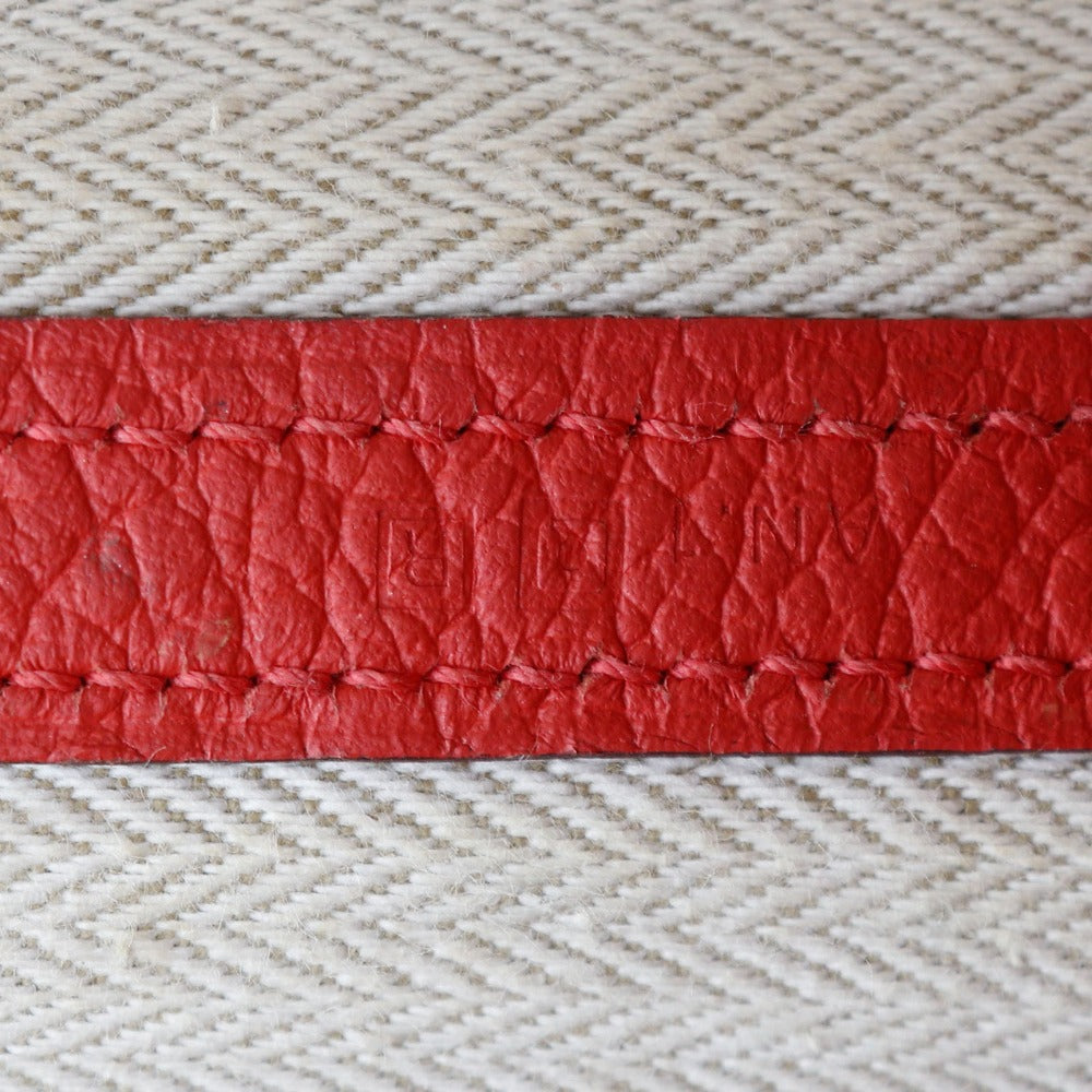 HERMES Tote Bag Negonda Red Garden party PM