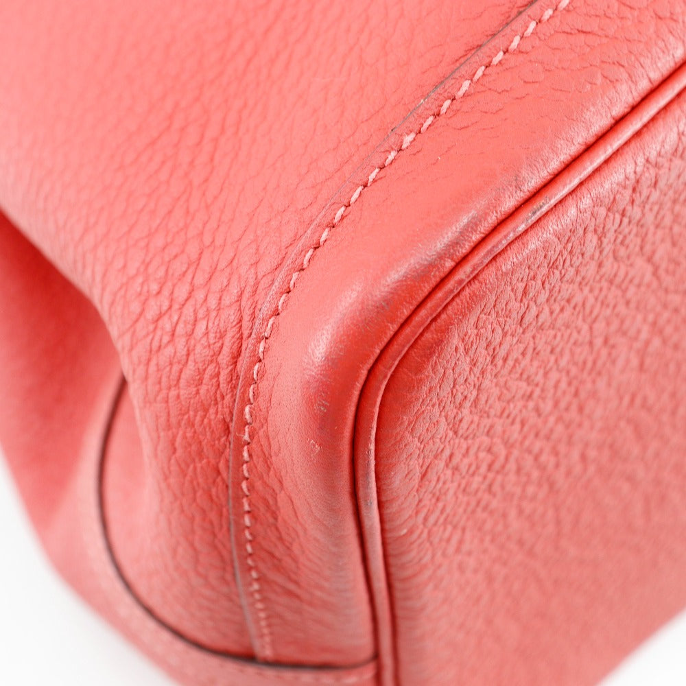 HERMES Tote Bag Negonda Red Garden party PM