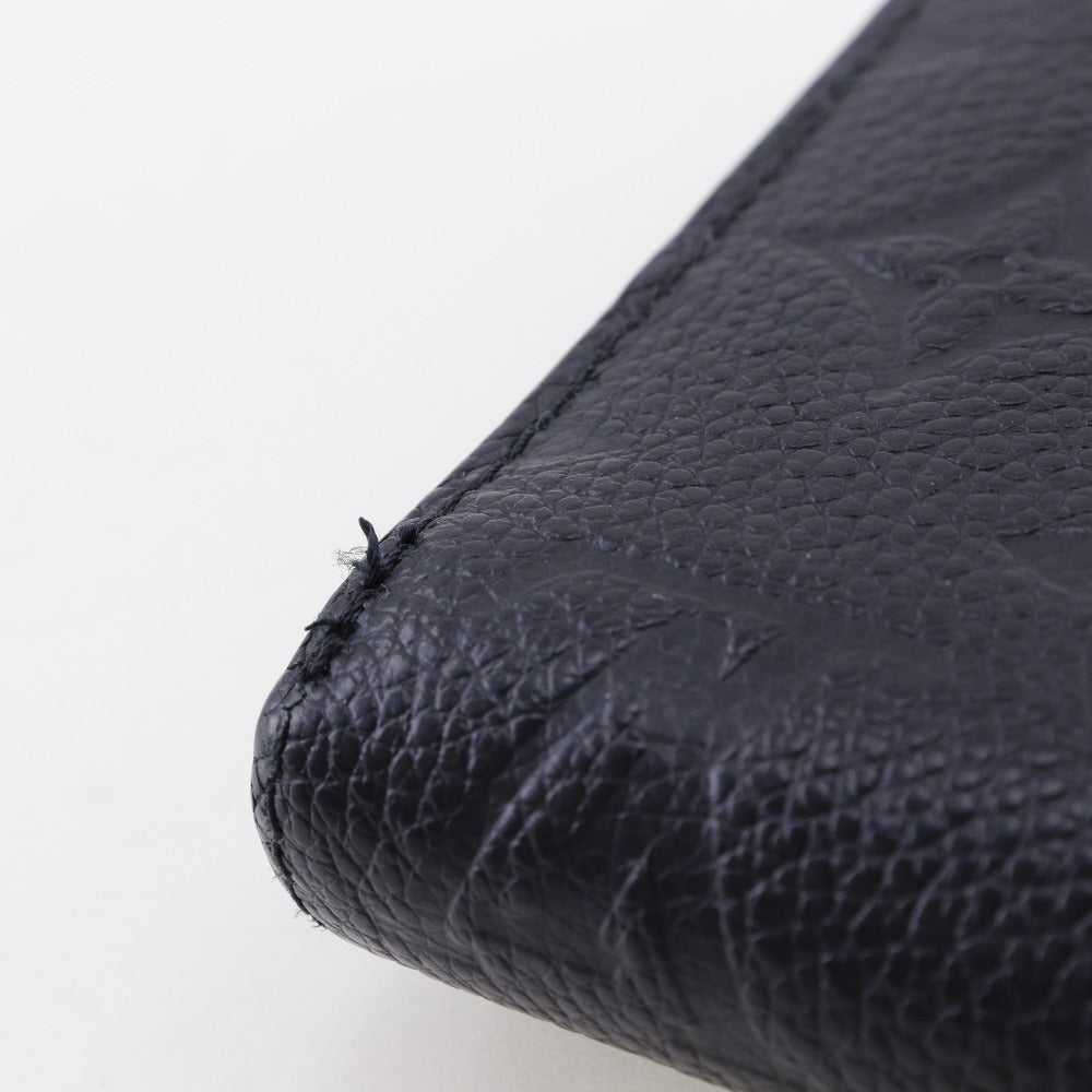 LOUIS VUITTON Bifold Wallet M64148 Monogram Ann Platt black Portefeuille Arianne