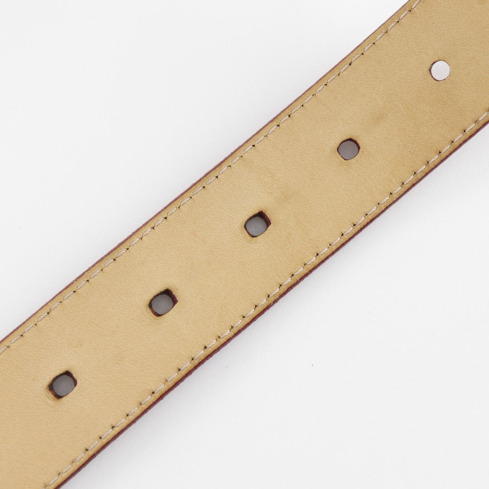 LOUIS VUITTON belt M6980 Monogram Vernis Red Saintur 80/32