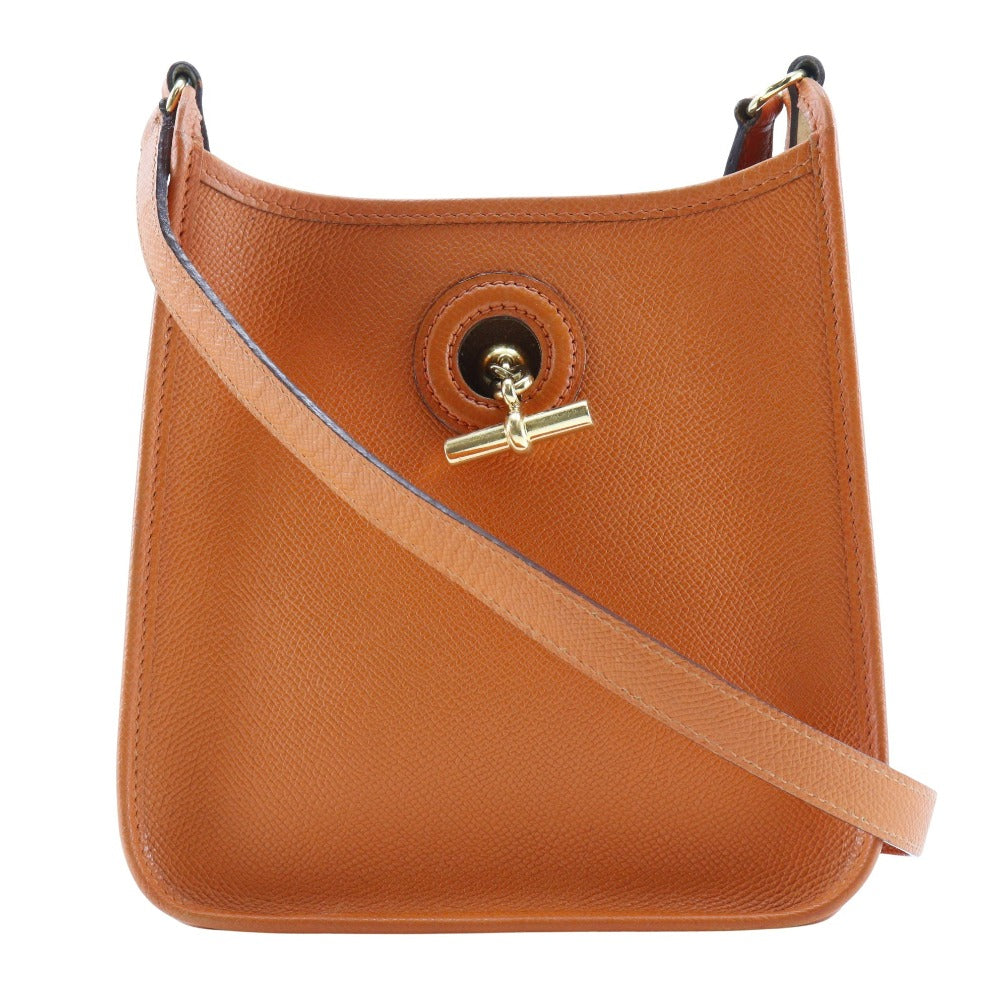 HERMES Shoulder Bag Epsom Orange Vespa TPM