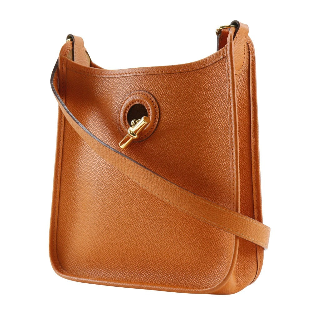 HERMES Shoulder Bag Epsom Orange Vespa TPM