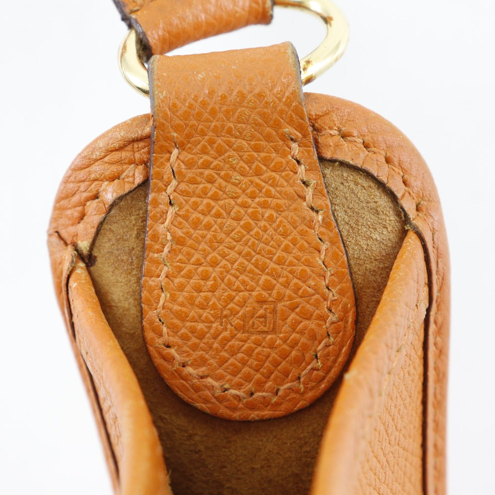 HERMES Shoulder Bag Epsom Orange Vespa TPM