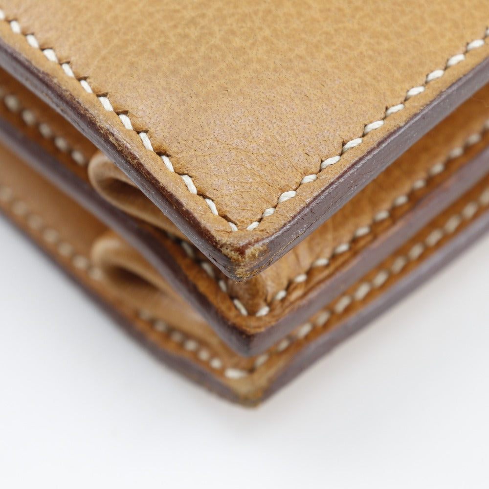 HERMES Business bag Calfskin Camel Sac Adepeche 38