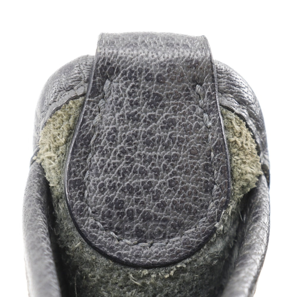 HERMES Shoulder Bag leather gray Vespa 28 Women Used