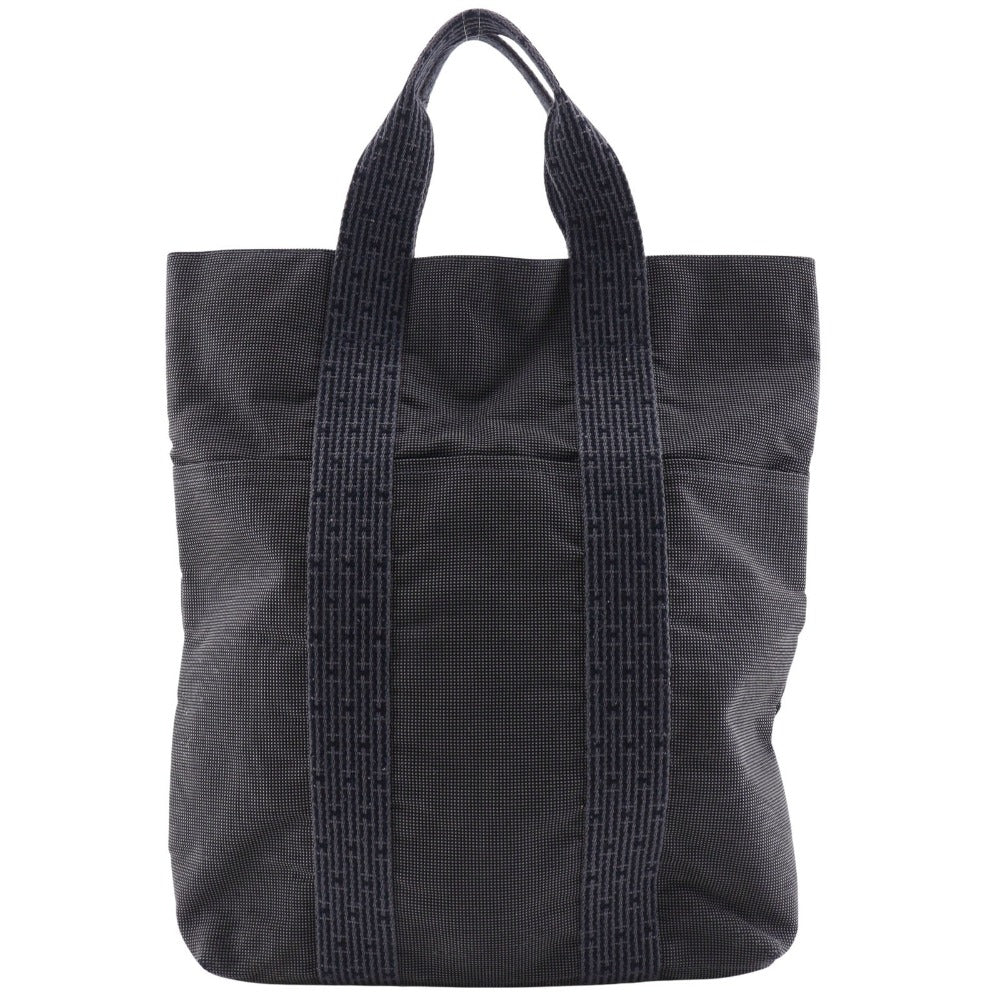 HERMES Handbag Nylon canvas gray Tote Bag Her Line Cabas