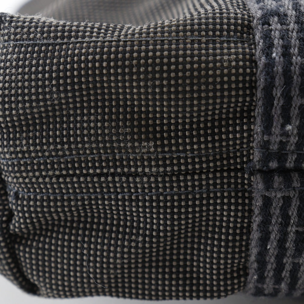 HERMES Handbag Nylon canvas gray Tote Bag Her Line Cabas