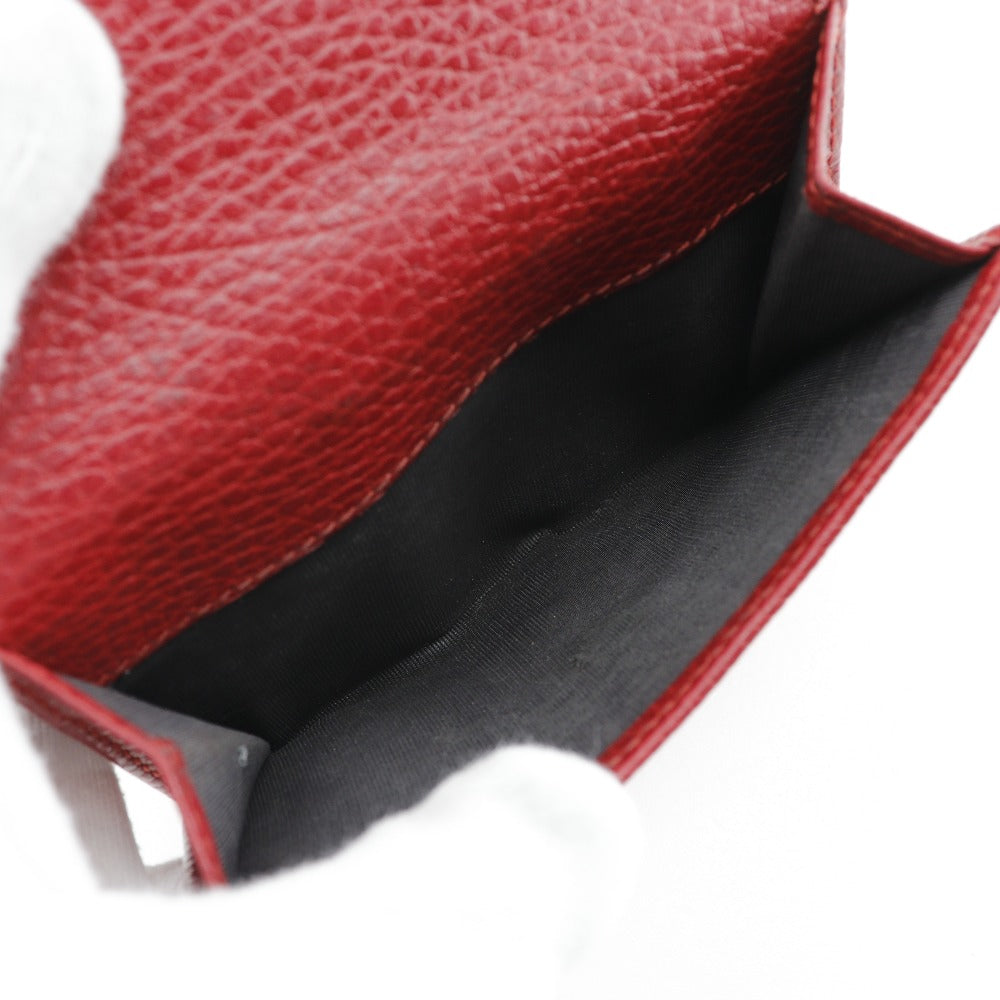 GUCCI Bifold Wallet 456122 leather Red GG Marmont