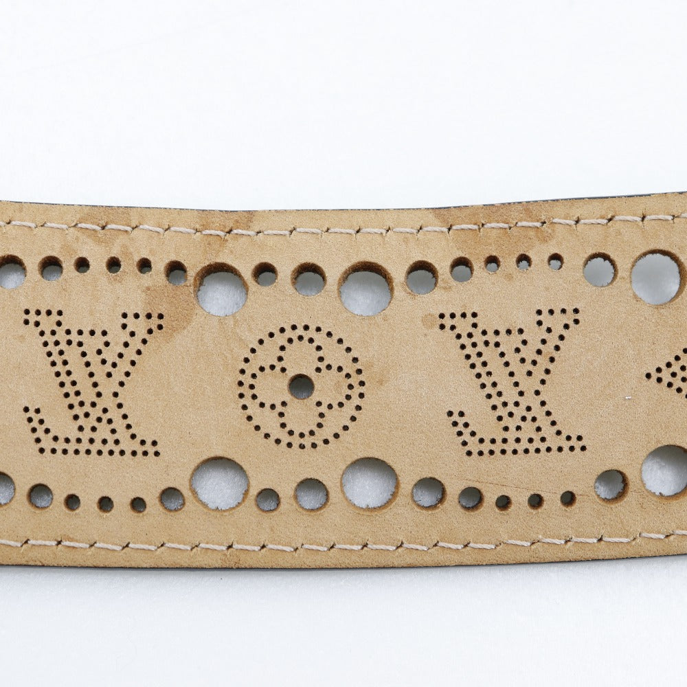 LOUIS VUITTON belt M9679 leather black Nomad Monogram Santur Phoenix 90